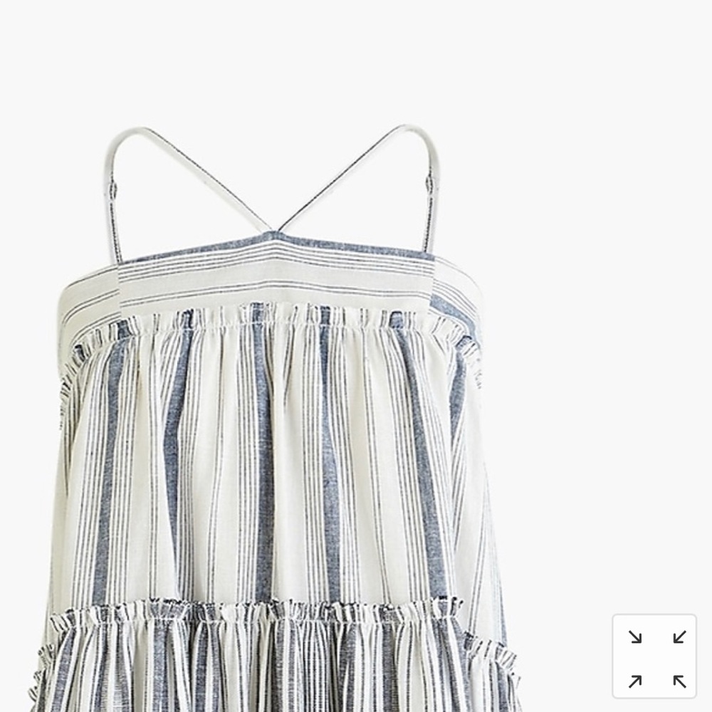 J. Crew Chambray Cover-up Dress In Stripe - Picture 4 of 16